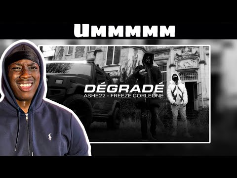 American Reaction To ASHE 22 feat. Freeze Corleone 667 - DÉGRADÉ 🇫🇷