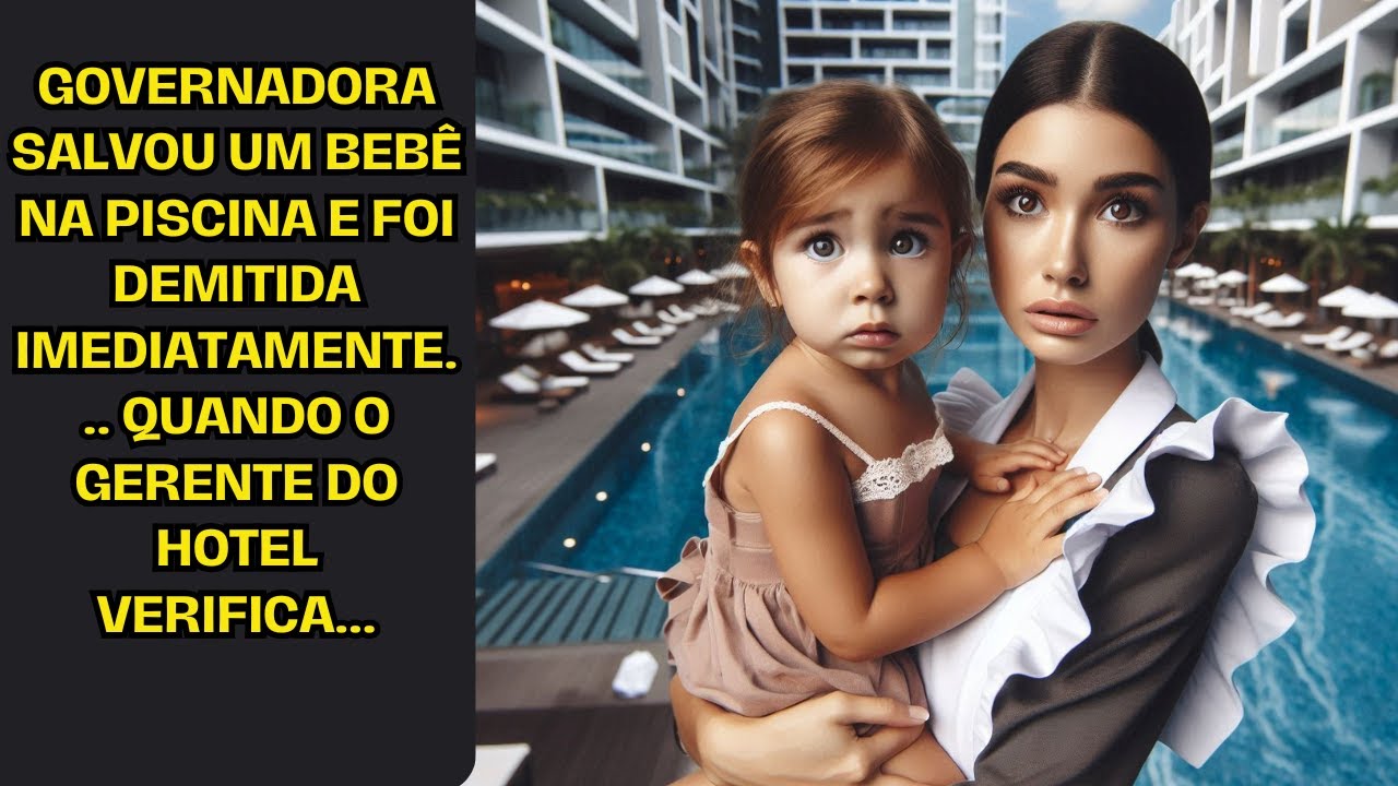 Governadora Salvou Um Bebê Na Piscina E Foi Demitida Imediatamente... Quando O Gerente Do Hotel...