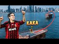 CAN KAKA HIT THE TARGET ACROSS THE WATER? (INSANE CHALLENGE)