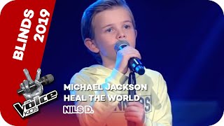 Michael Jackson - Heal The World (Nils D.) | Blind Auditions | The Voice Kids 2019 | SAT.1