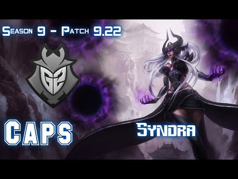 G2 Caps SYNDRA vs VEIGAR Mid - Patch 9.22 EUW Ranked