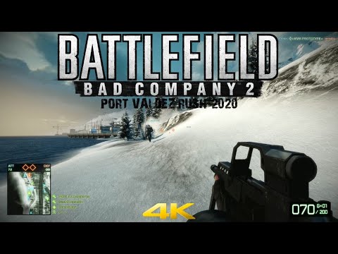 Battlefield Bad Company 2 Multiplayer 2020 Port Valdez  Rush Win 4K