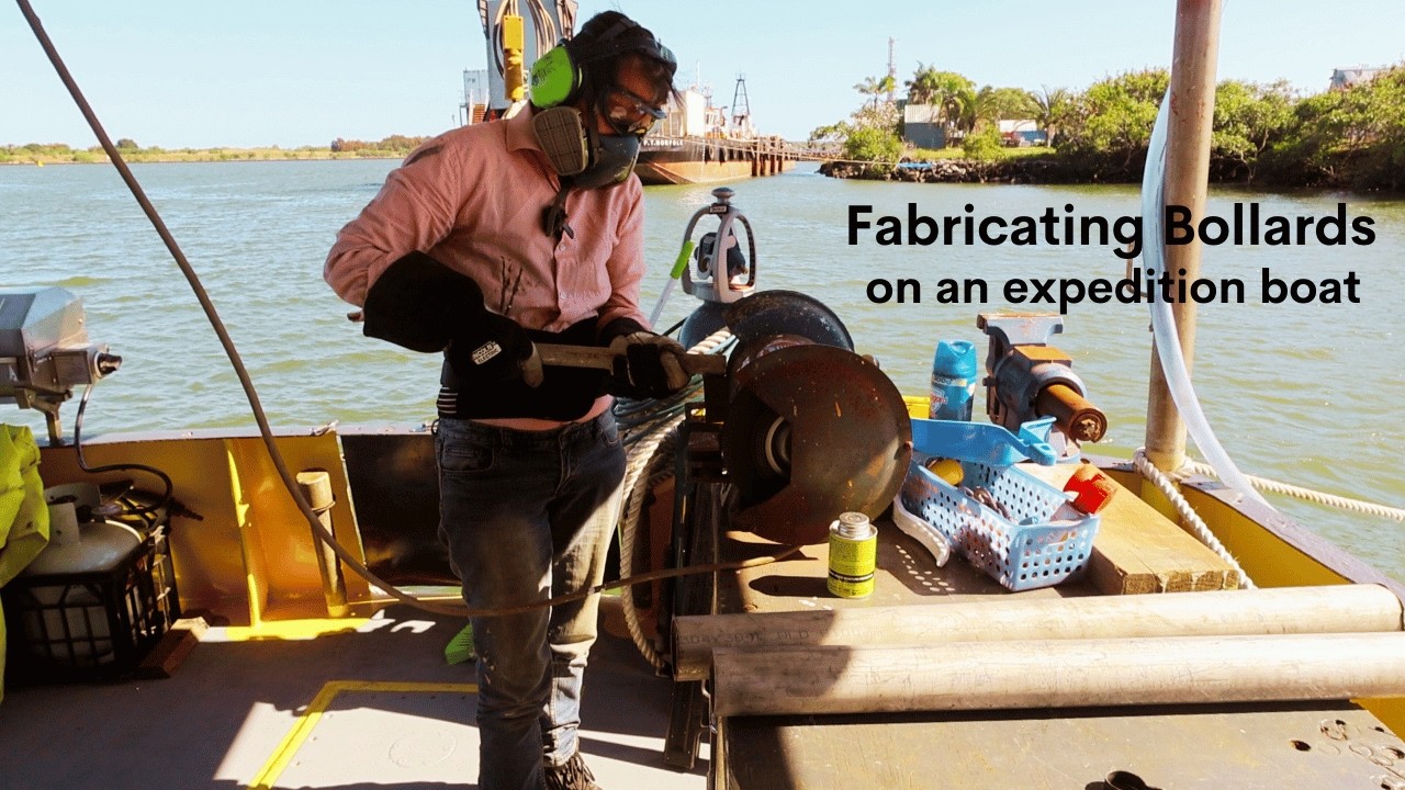 Fabricating Bollards on an expedition boat - Project Brupeg Ep.373