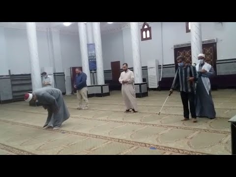 إجراءات احترازية بمسجد السلطان الفرغل بأسيوط استعدادا لعودة صلاة الجماعة