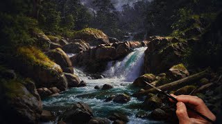 This Place Doesn't Exist! Landscape Painting Techniques In Oils - Brushwork And Glazing!