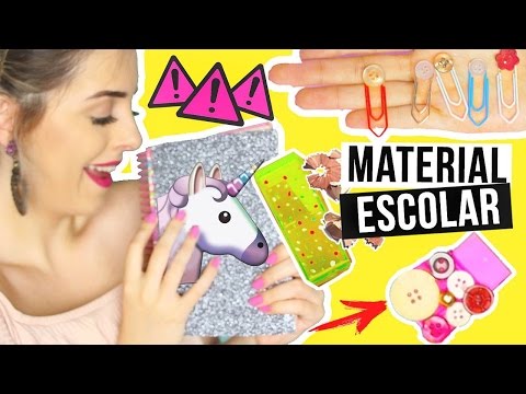 DIY VOLTA AS AULAS: MATERIAL ESCOLAR 2018 SEM GASTAR NADA!