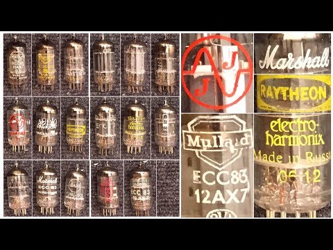 17 Guitar Preamp TUBES Comparison - Mullard, JJ, TAD, Philips, EHX, TUNG-SOL,