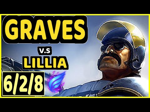 BGOB (GRAVES) vs LILLIA - 6/2/8 KDA JUNGLE CHALLENGER GAMEPLAY - BR