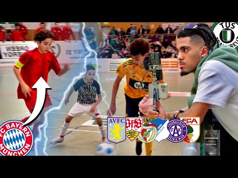 U12 HALLENTURNIER mit BAYERN,WIEN,BENFICA und Co. war Geisterkrank 😱🚨