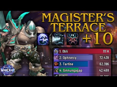 Playing with the NEW FROST DK APEX / +10 Magister's Terrace / Frost DK POV / Midnight Beta