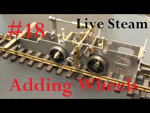 Part 18 - Build a live Steam Locomotive "Decauville 020T" - "Painting and Adding the Wheels"