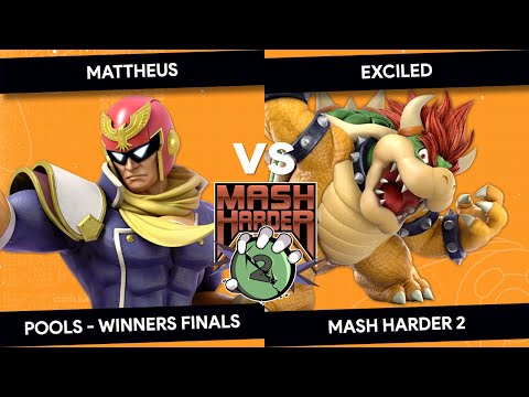 MASH HARDER 2 - mattheus (Falcon) vs Exciled (Bowser) - Pools Winners Finals