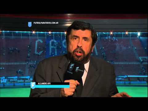 El análisis de Alejandro Apo. San Lorenzo 1 - Independiente 0. Fecha 9. Primera División 2015. FPT