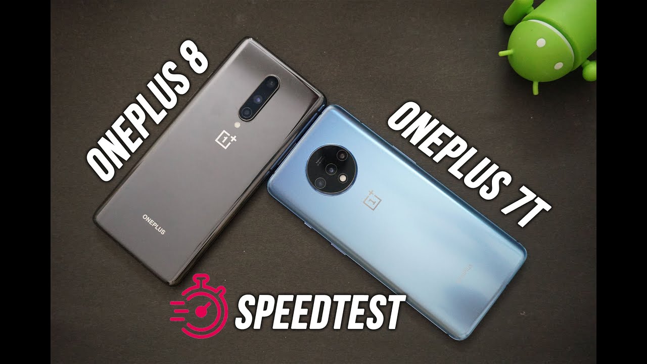 OnePlus 8 vs OnePlus 7T Speedtest Comparison