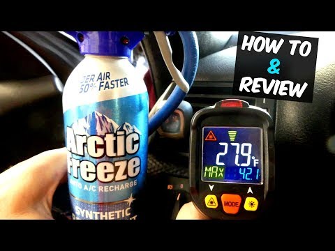 HOW TO RECHARGE CAR AIR CONDITIONER with ARCTIC FREEZE REVIEW