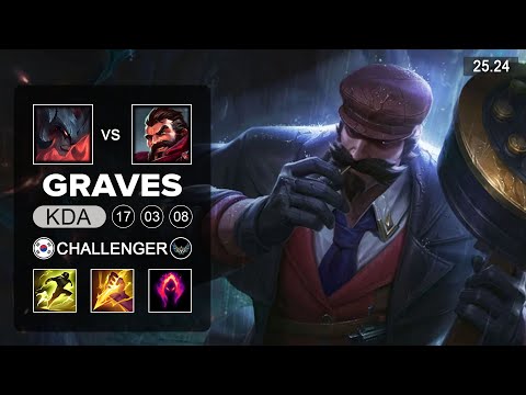 Graves vs Aatrox Jungle - KR Challenger - Patch 25.24 Season 15