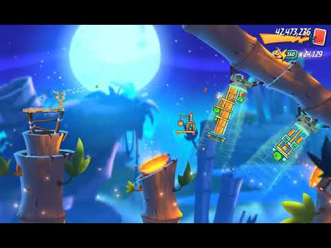 Unlock Levels 521-523 Hard Level Angry Birds 2 Bamboo Forest Gravity Grove Part 7