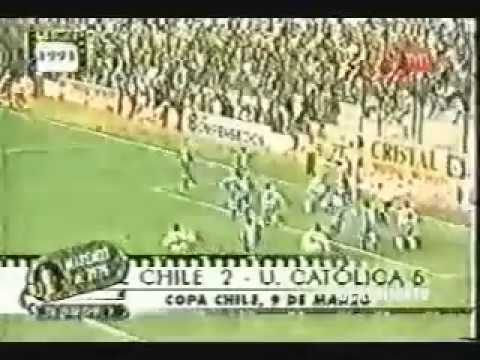 U. Católica 5-2 U. DE CHILE. 11° Fecha, T. Nacional 1991