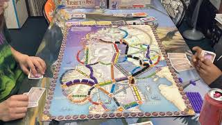 Ticket to Ride Nordic Countries (Playthrough)