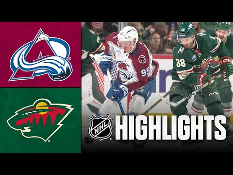 Colorado Avalanche vs. Minnesota Wild | NHL Highlights | November 28, 2025