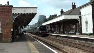preview picture of video 'Tangmere and GWR 94xx 0-6-0PT 9466 at Wymondham 23rd June 2012'
