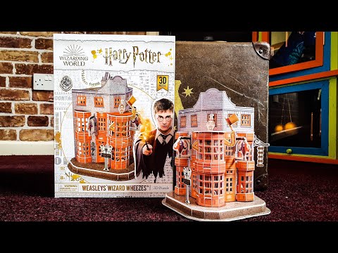weasley wizard wheezes 3d puzzle | speed build and review | HARRY POTTER