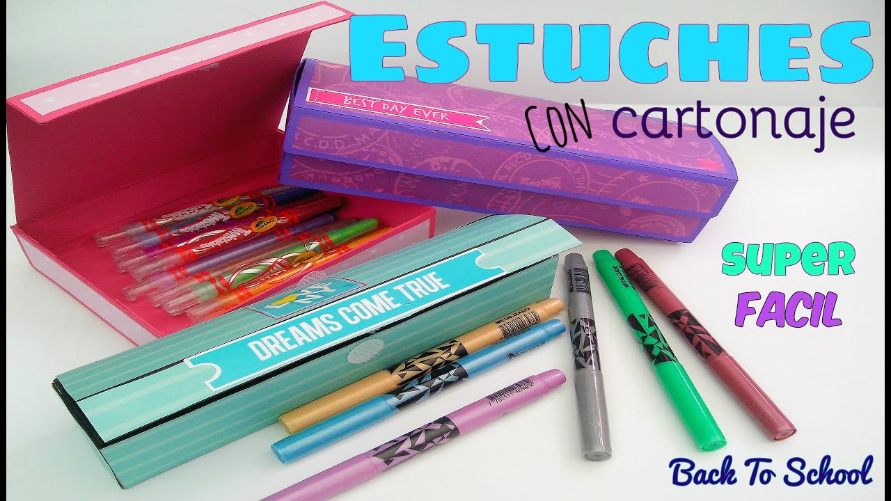 DIY - Lapiceras de Cartón - 2 - Regreso a clases - Back To School - Manualidades