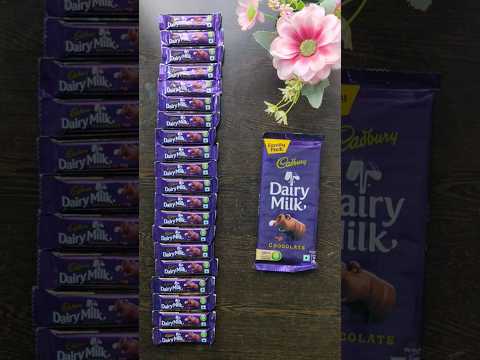₹100 Big Dairy Milk vs ₹100 Small Dairy Milk's | किसमे से ज्यादा चॉकलेट निकलेगी ?#shorts #dairymilk