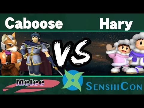 [MELEE] Caboose (Fox, Marth) vs. Hary (Ice Climbers) -- Senshicon 2016