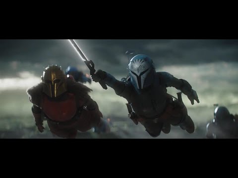 The Mandalorian Season 3 Finale - Full Air Fight Sequence