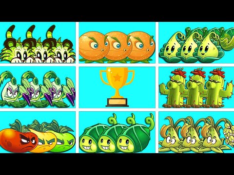Tournament 8 Best Plants *3 - Which Team Plant Will Win? - PvZ 2 Plant Vs Plant
