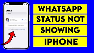 Your status updates are end to end encrypted | No recent updates to show right now WhatsApp iPhone