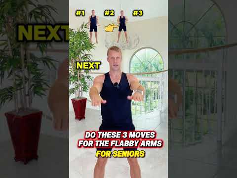 Do these moves for the flabby arm! #seniorfitness #healthandwellnessforseniors