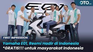 Yamaha E01, Calon Kuat di Segmen Motor Listrik | First Impression