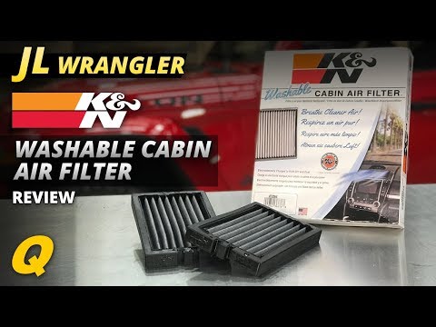 K&N Cabin Air Filter Review for Jeep Wrangler JL and Jeep Gladiator JT