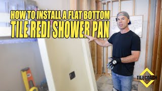 How to Install a Tile Redi Flat Bottom Shower Pan — Sign Up to Win FREE Training with TileCoach!!!