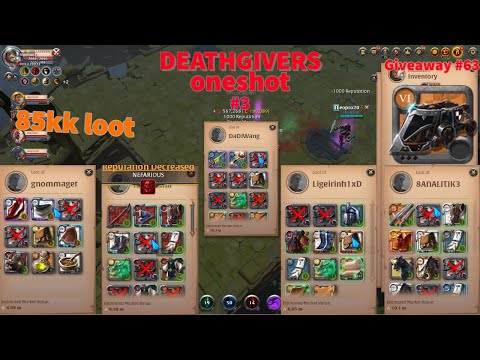 19.000.000 spectral direboar DEATHGIVERS [oneshot] #3 Albion online - Bastion giveaway