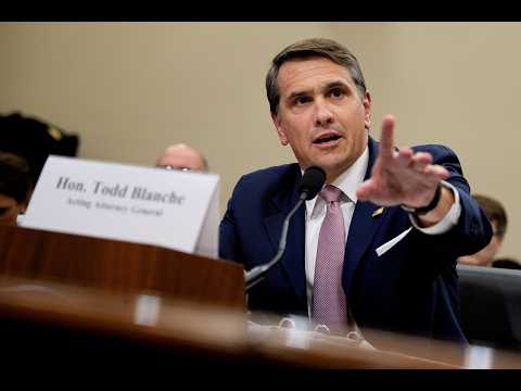 Acting AG Todd Blanche testifies at his confirmation hearing