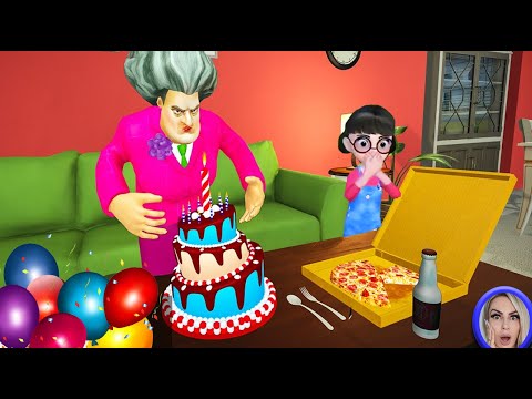 BUG SECRETO do BOLO na PROFESSORA MALVADA Scary Teacher