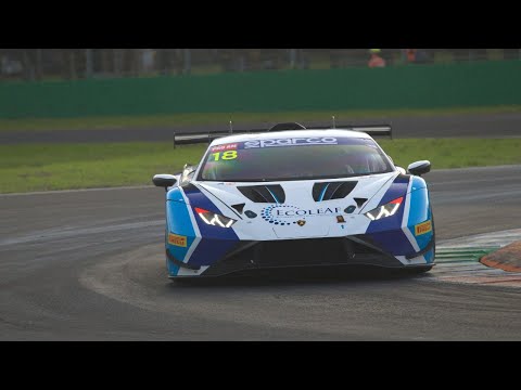 Lamborghini Huracán GT3 Evo2 taking on Monza circuit