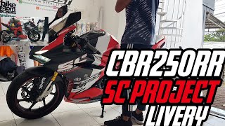 Honda CBR250RR decal stiker fullbody tema SC PROJECT Livery