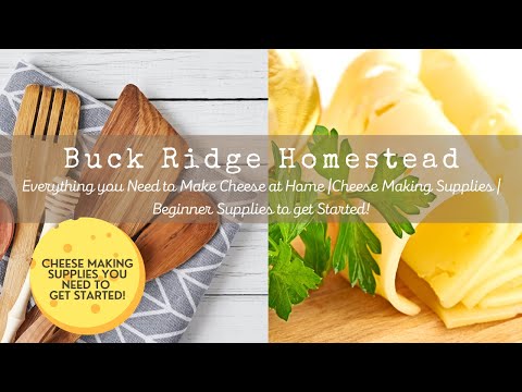 Everything You Need to Make Cheese at Home | Cheese Making Supplies |  Let's Gather the Tools!