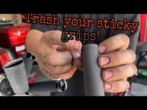 HARLEY DAVIDSON DYNA Performance Machine handlebar grip replacement (rubber only)