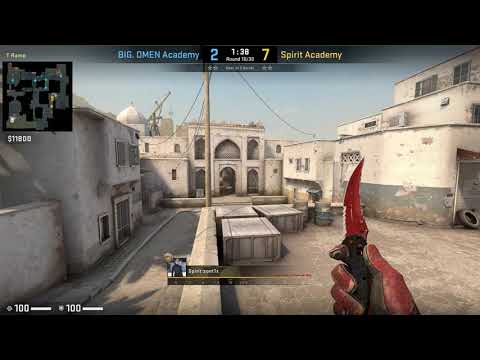 CSGO POV zont1x (19-19) Spirit Academy vs BIG Academy (dust2) @WePlay Academy League Season 3 Finals