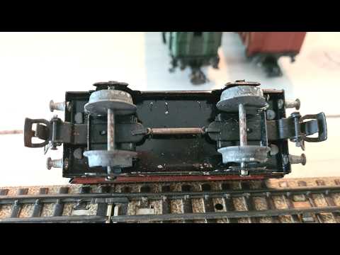 Märklin H0/00 381 Tinplate: Instandsetzung & Pflege Güterwaggon ca.1949/50, Zinkpest