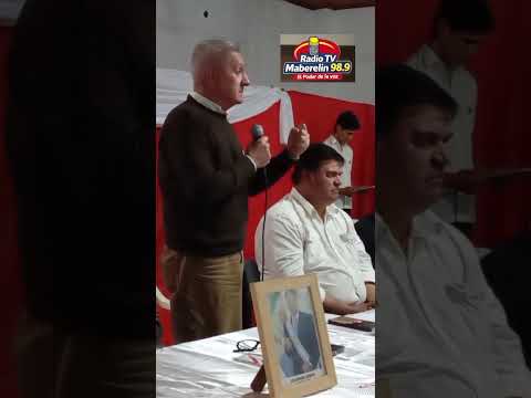 El Presidente del Partido Radical Provincial Hugo Maldonado en Villa Berthet