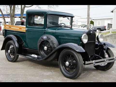 Review of 1931 Ford Model A Budd Commercial Pick Up~Steel Roof~Rare Short Bed~Rebuilt Motor & Trans