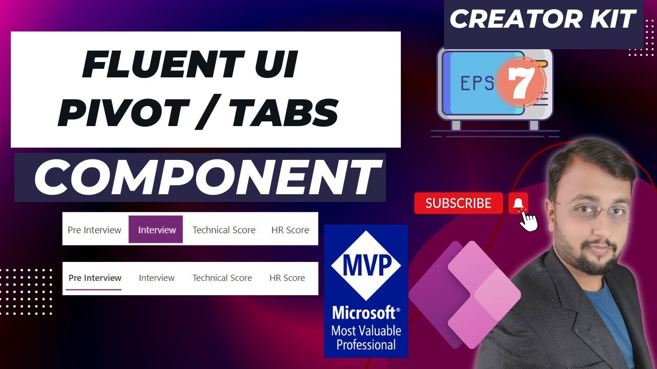 Creating a Tab Layout for Power Apps using the Fluent UI Pivot Component