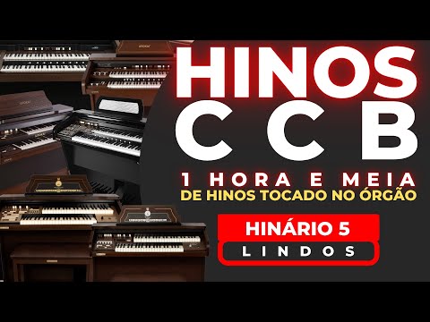 HINOS CCB | 1 HORA E MEIA TOCADO NO ÓRGÃO | CASA DAS ORGANISTAS