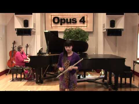 Opus 4 Studios: Selina Shin, flute - Allegro con brio, Sonata in D, Op. 94 by S. Prokofiev